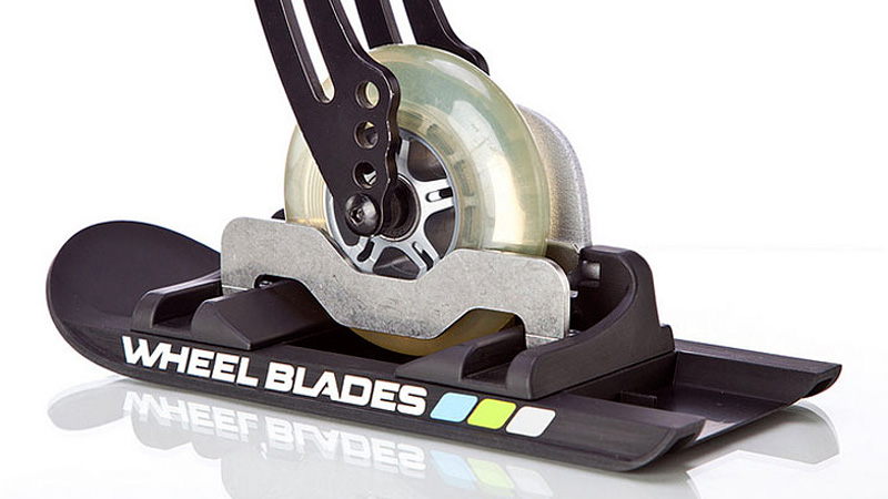 Illustration for article titled Tiny Skis for Wheelchairs Tackle Snow With Ease